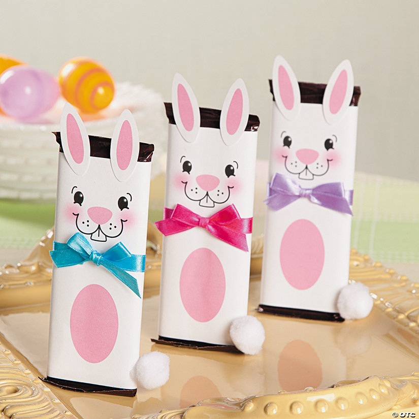 Bunny Chocolate Bar Craft Idea Oriental Trading