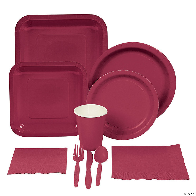 Burgundy Tableware Image Thumbnail