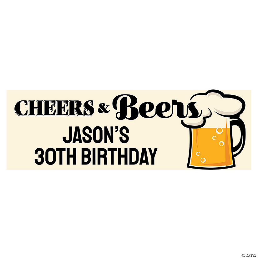 Cheers & Beers Custom Banner - Large Image Thumbnail