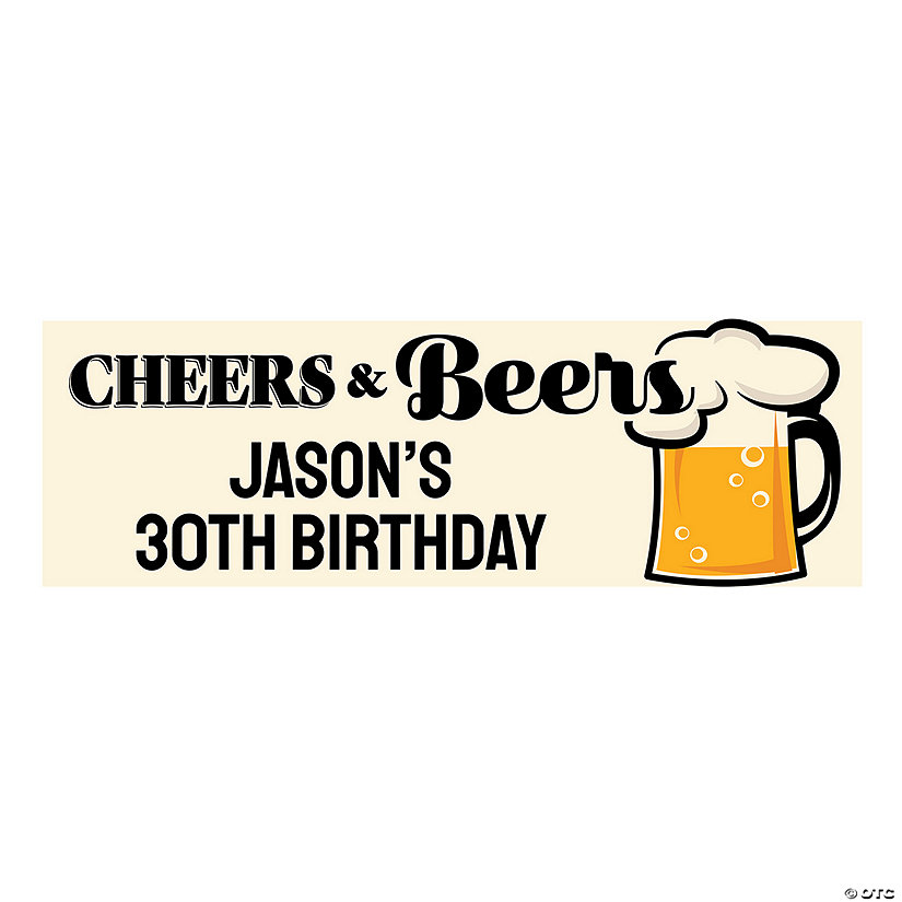 Cheers & Beers Custom Banner - Medium Image Thumbnail