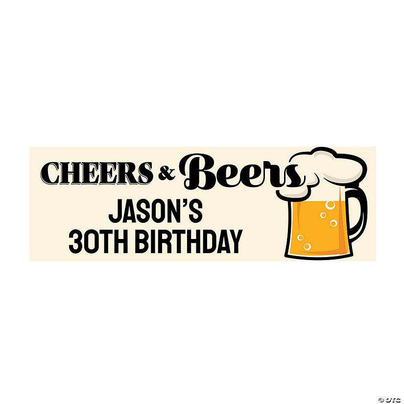 Cheers & Beers Custom Banner - Small Image Thumbnail
