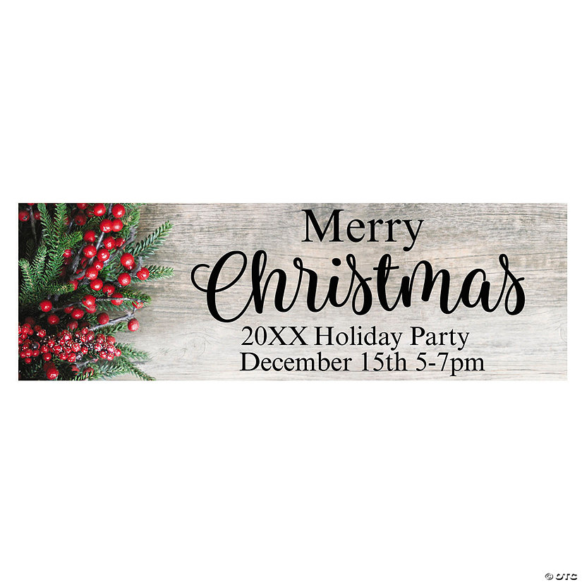 Christmas Party Custom Banner - Medium Image Thumbnail