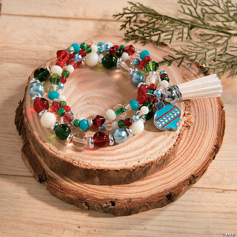 christmas bead bracelet ideas