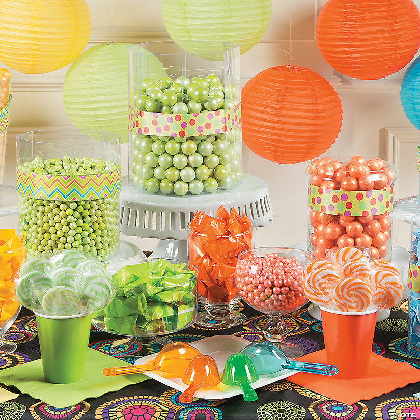 Colorful Candy Buffet Idea