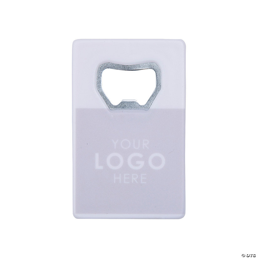 Custom Full-Color Logo Bottle Openers - 12 Pc. Image
