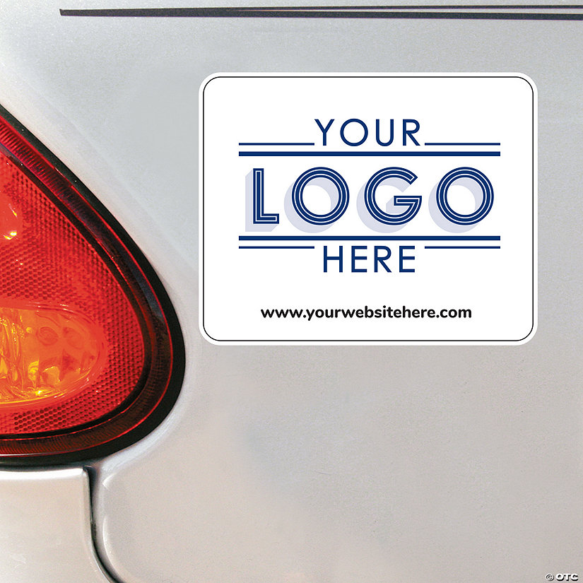 Custom Full-Color Logo Car Magnet - 12 Pc. Image