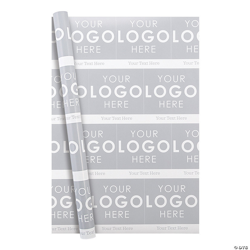 Custom Full-Color Logo Wrapping Paper Image