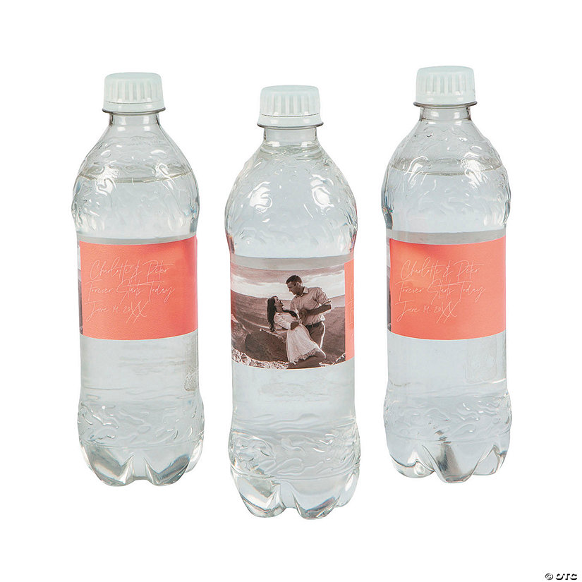 personalized simple modern water bottle