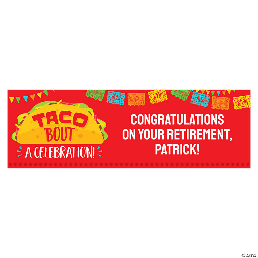 Fiesta Taco Custom Banner - Large Image Thumbnail
