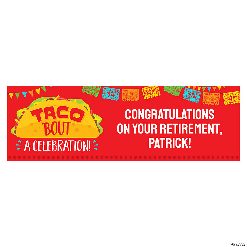 Fiesta Taco Custom Banner - Large Image