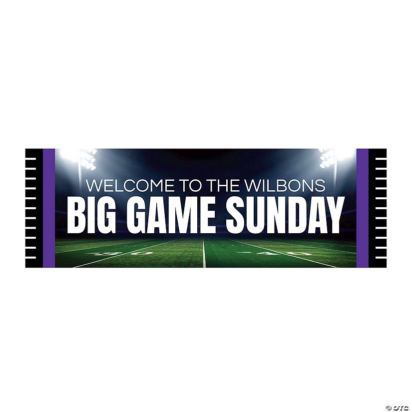 Football Field Custom Banner - Small Image Thumbnail