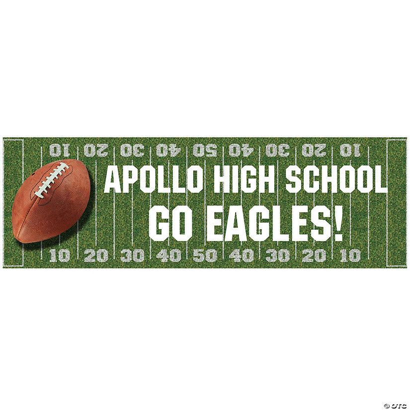 Football Field Sports Custom Banner - Medium Image Thumbnail
