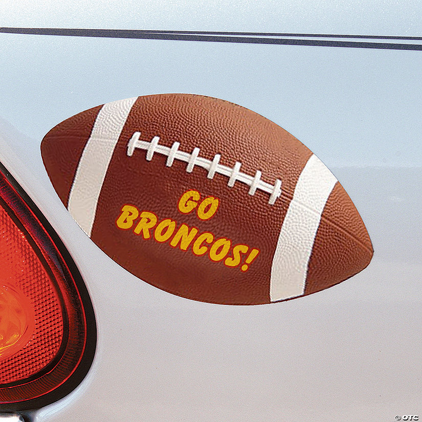Football Personalized Car Magnets - 12 Pc. Image Thumbnail