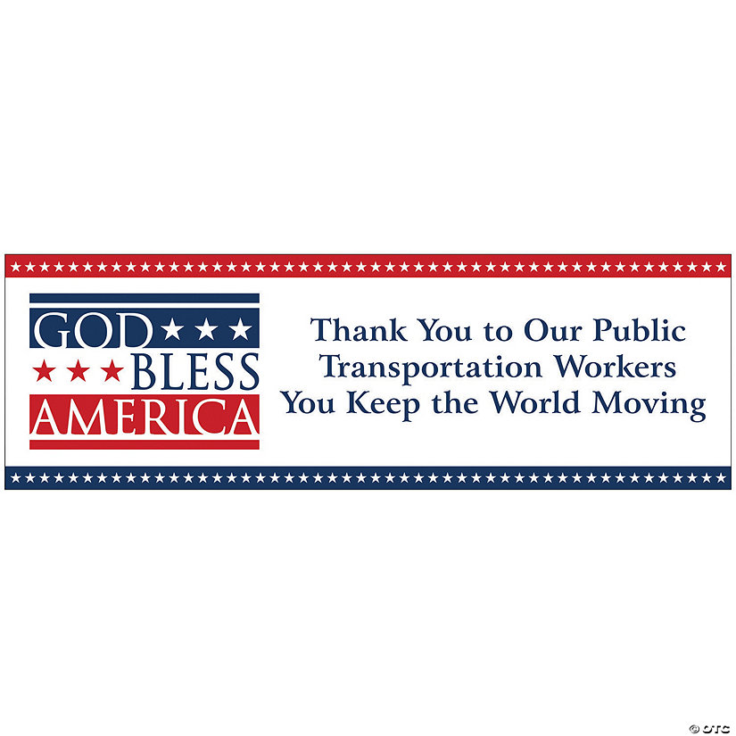 God Bless America Patriotic Custom Banner - Small Image Thumbnail