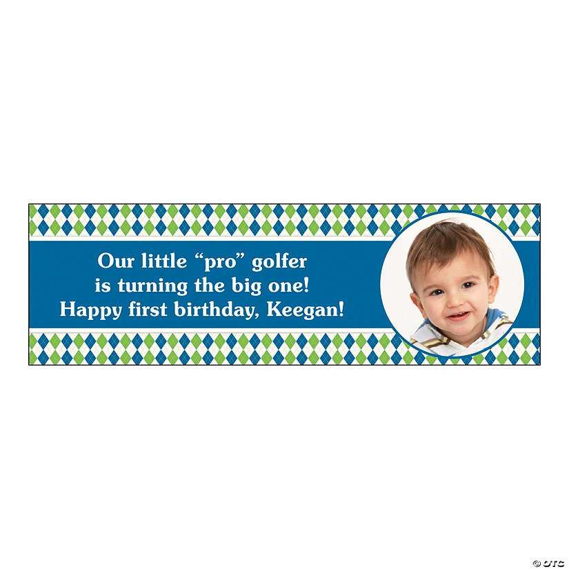Golf Par-Tee Party Photo Custom Banner - Medium Image Thumbnail