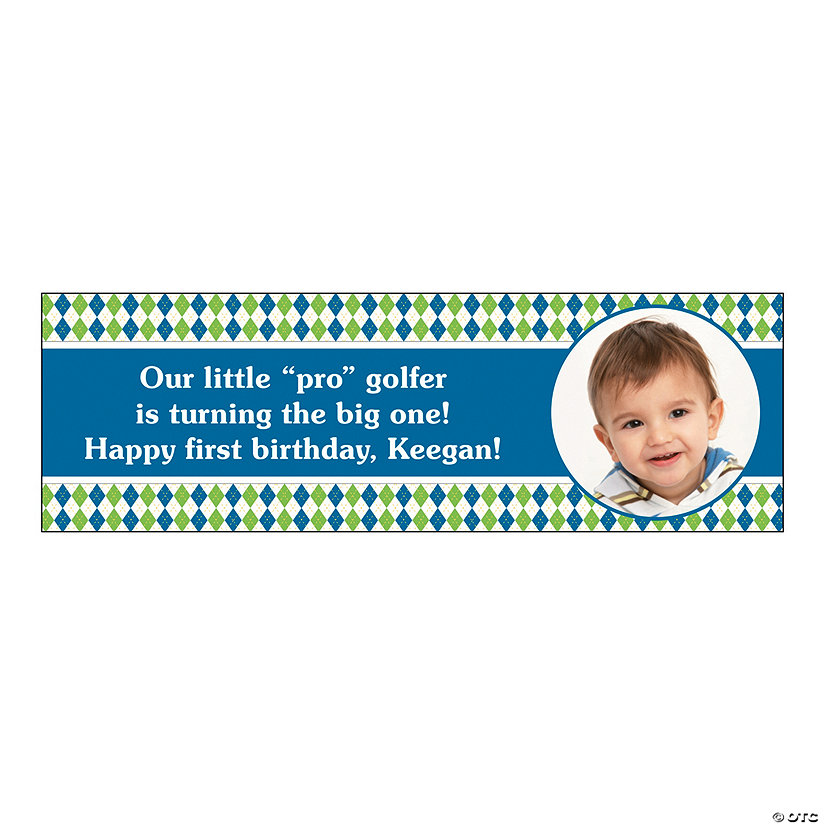 Golf Par-Tee Party Photo Custom Banner - Small Image Thumbnail