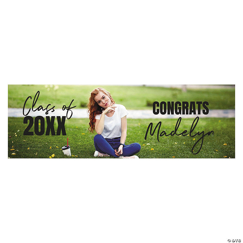 Graduation Whole Photo Custom Banner Large Oriental Trading