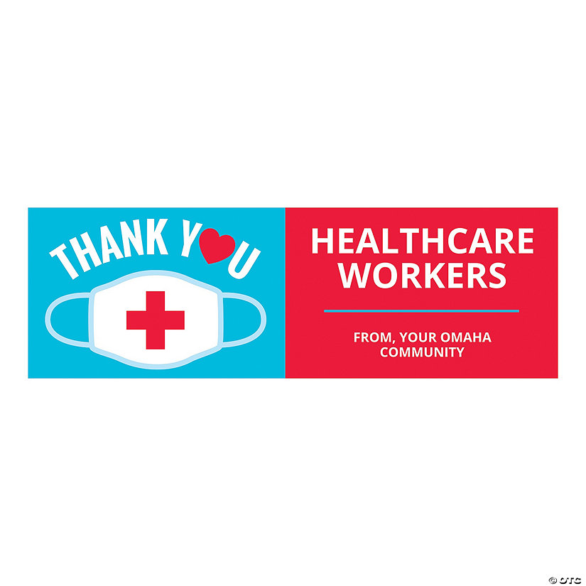 Healthcare Workers Custom Banner - Medium Image