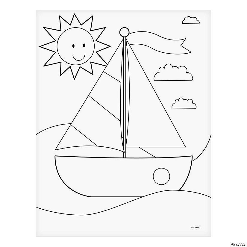Jeweled Boat Mosaic Template Idea | Oriental Trading