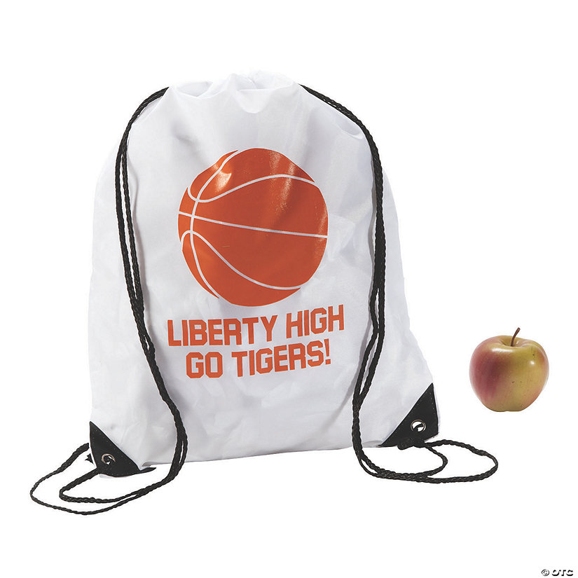 Large Personalized Basketball Drawstring Bags Discontinued