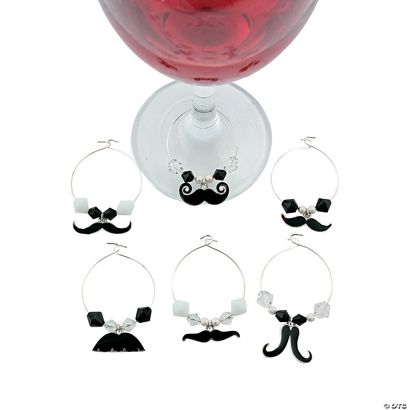 Mustache Drink Charms Idea Image