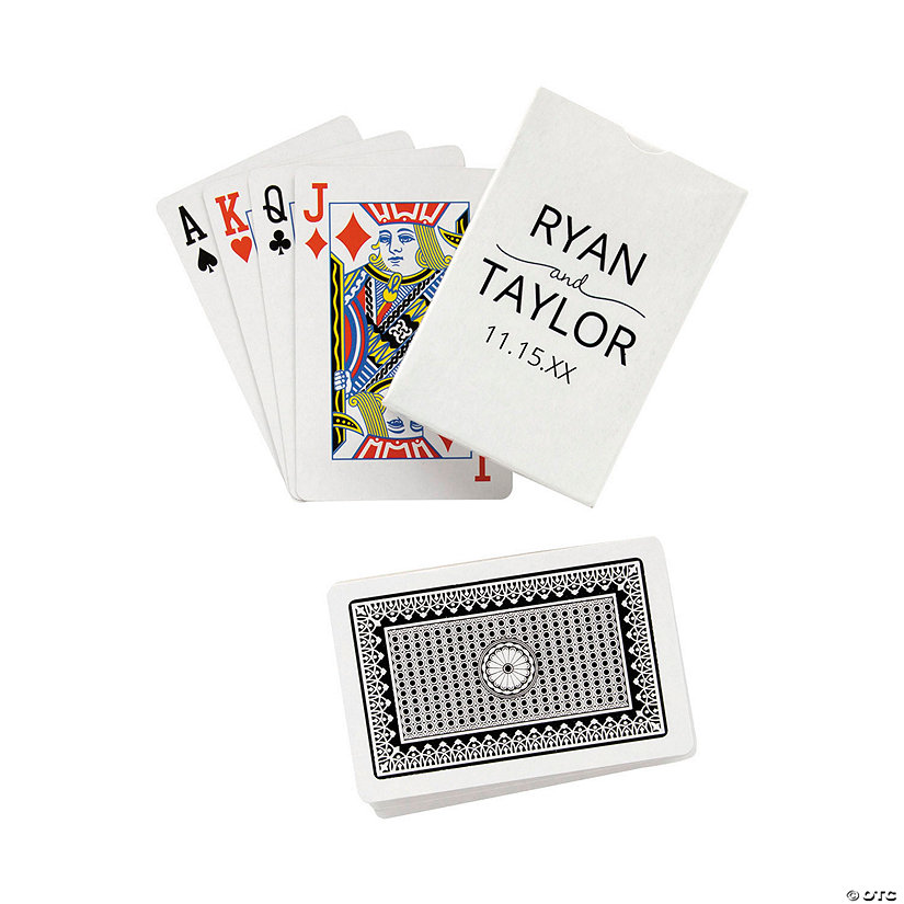 Names Playing Cards with Personalized Box - 12 Pc. Image Thumbnail
