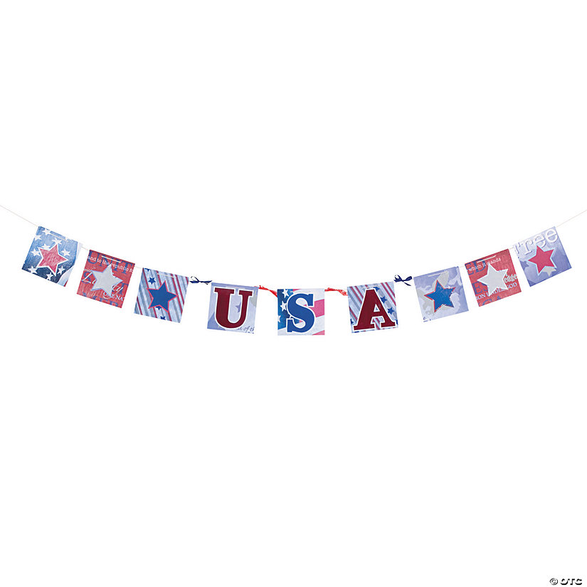 Patriotic Square Banner Idea | Oriental Trading