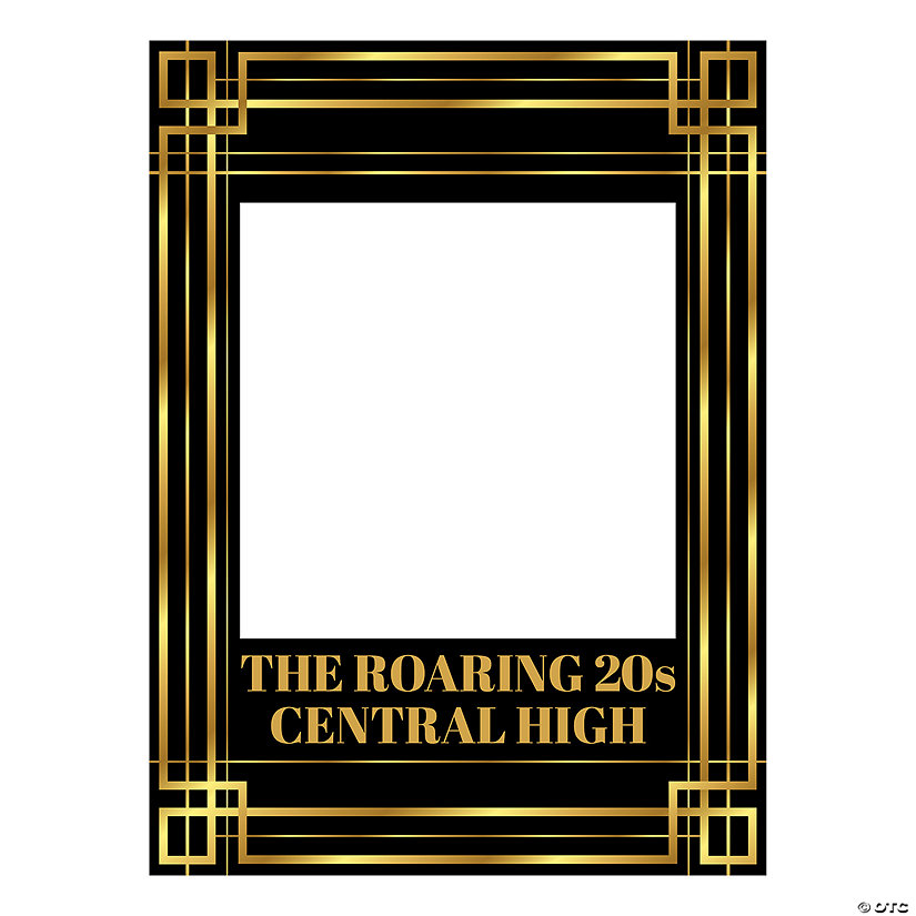 Personalized 20s Photo Booth Frame Image
