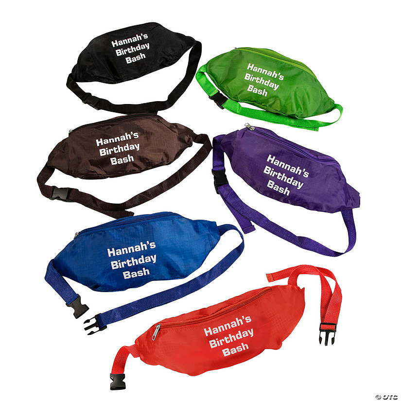 Personalized Adult&#8217;s Fanny Packs - 12 Pc. Image Thumbnail