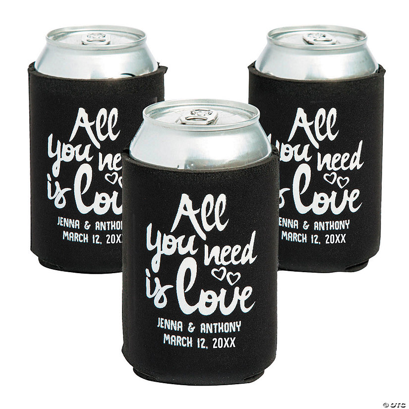 Personalized All You Need Can Sleeves - 48 Pc. Image