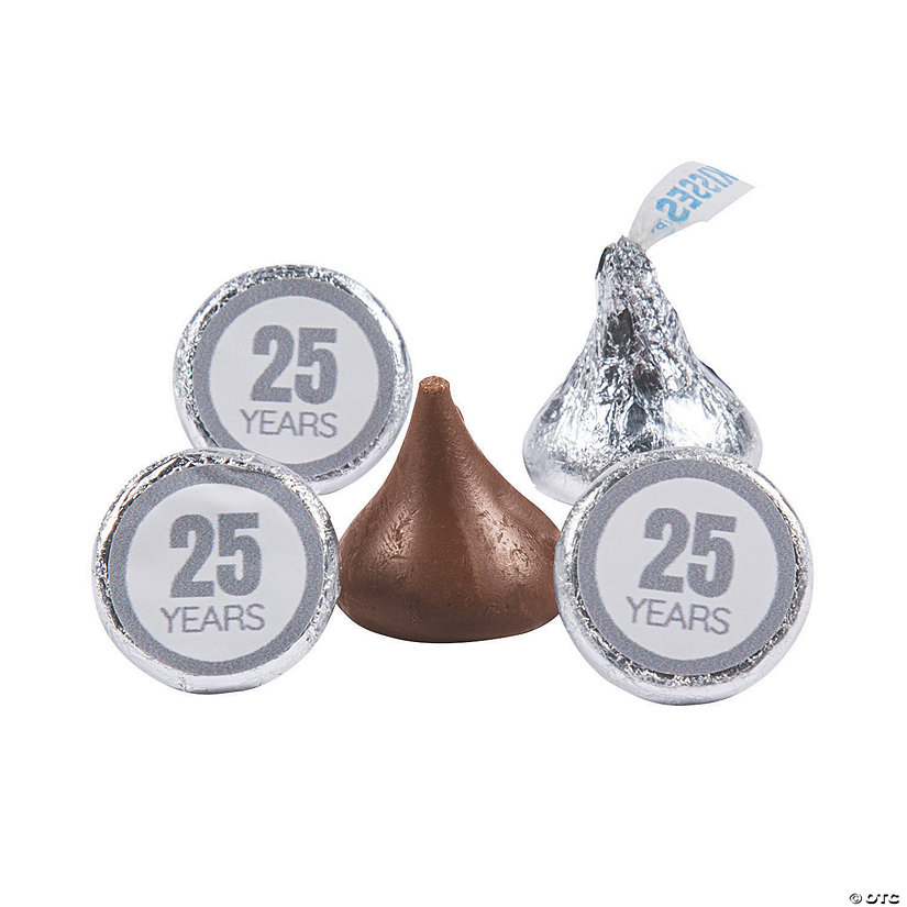 Personalized Anniversary Hershey&#8217;s<sup>&#174;</sup> Kisses<sup>&#174; </sup>Stickers - 60 Pc. Image Thumbnail