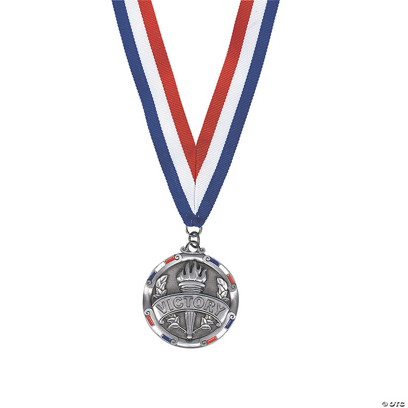 Personalized Antiqued Victory Medal Image