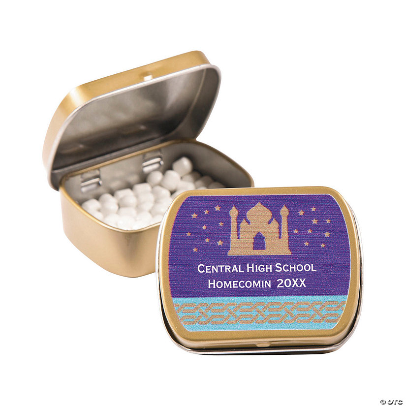 Personalized Arabian Nights Mint Tins - 24 Pc. Image Thumbnail