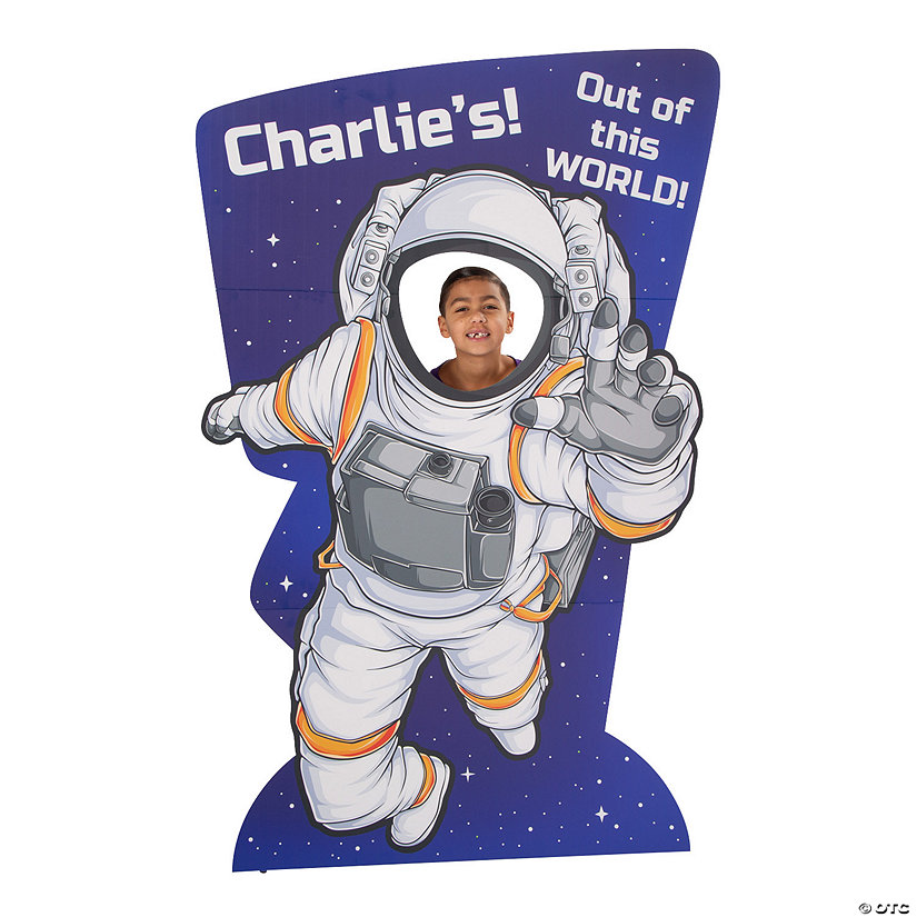 Personalized Astronaut Life-Size Cardboard Stand-Up Image Thumbnail