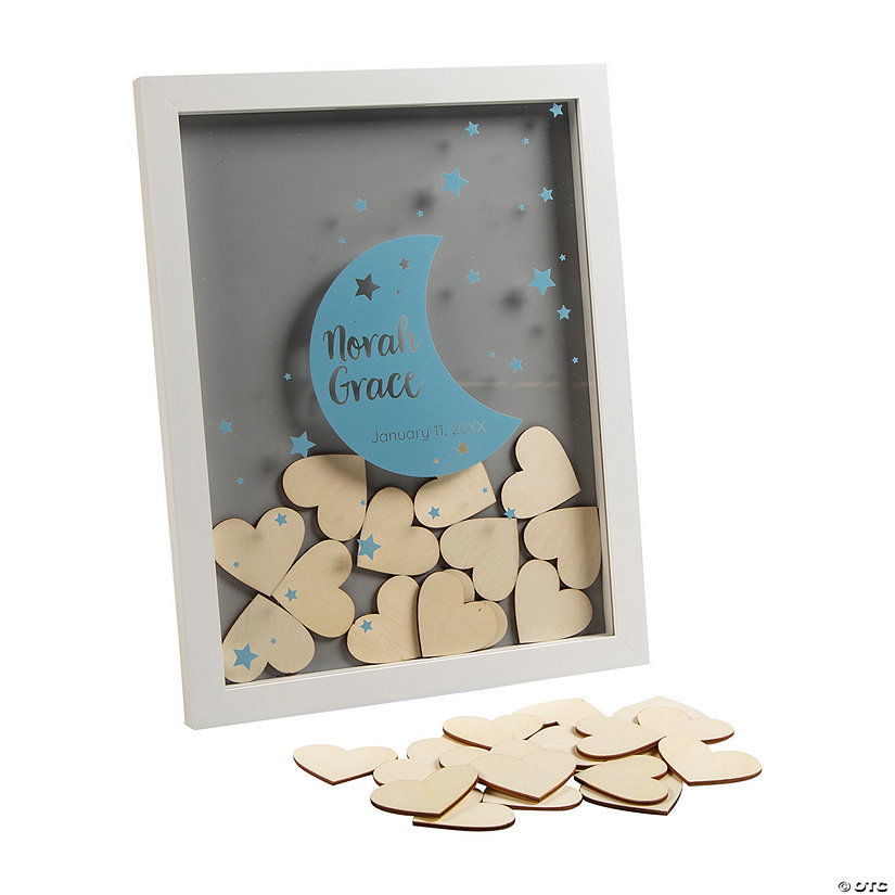 Personalized Baby Shower Guest Book Frame Image