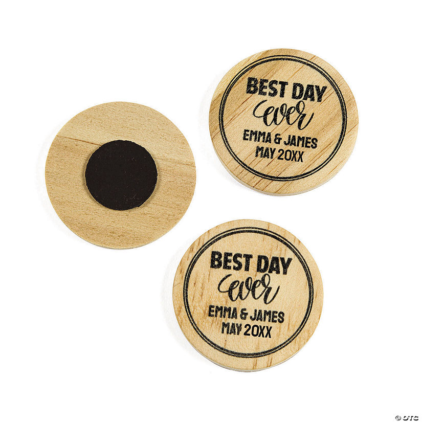 Personalized Best Day Ever Magnets - 24 Pc. Image
