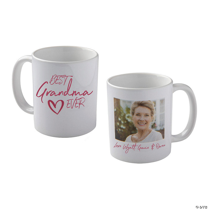 Personalized Best Grandma Ever Ceramic Coffee Mug Image Thumbnail