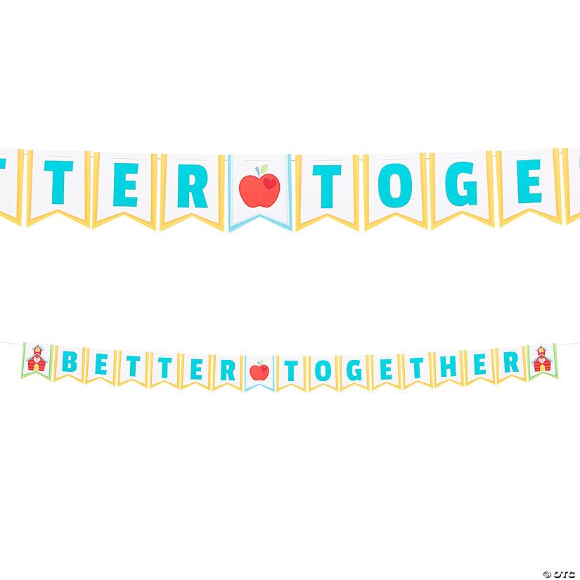 Personalized Better Together Pennant Garland Image Thumbnail