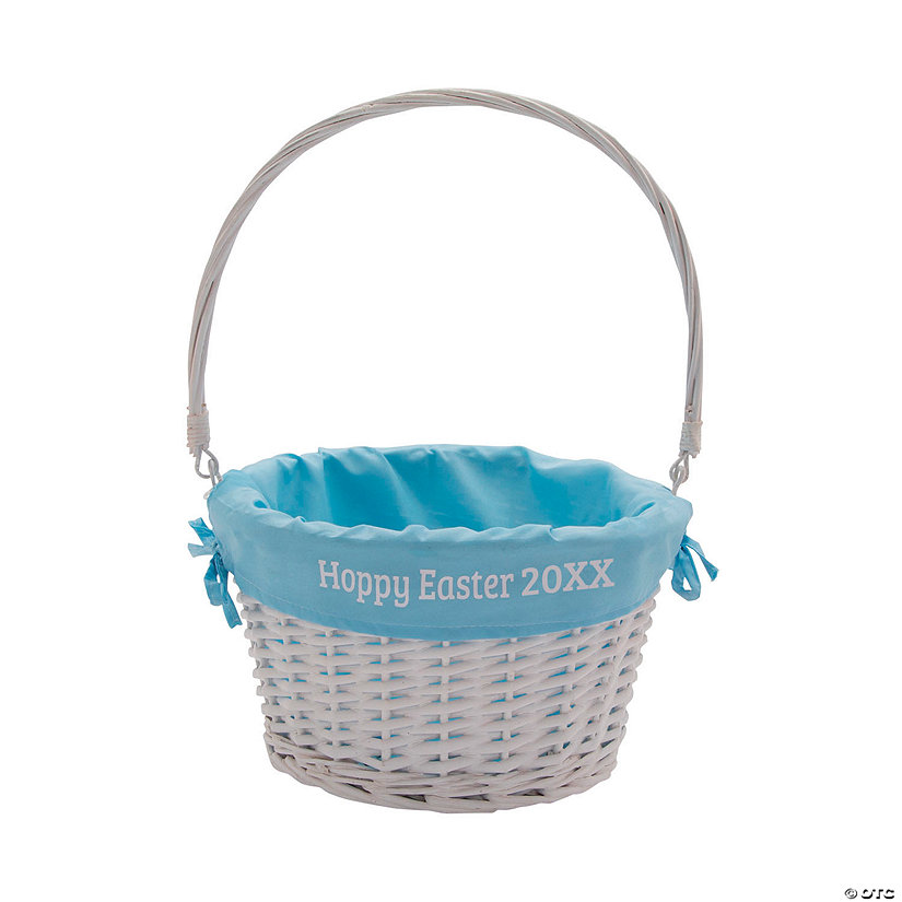 Personalized Blue Easter Basket Image Thumbnail