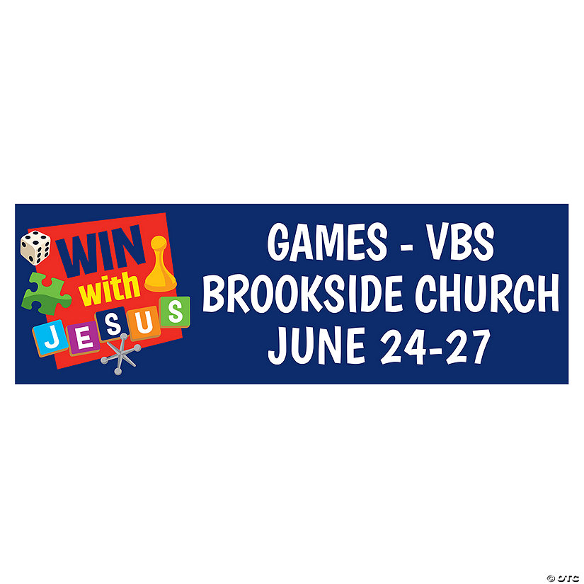 Personalized Board Game VBS Banner - Large Image Thumbnail