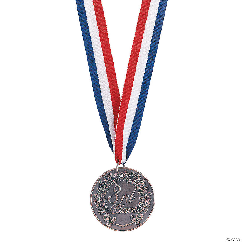 Personalized Bronze 3rd Place Prize Medallion Image Thumbnail