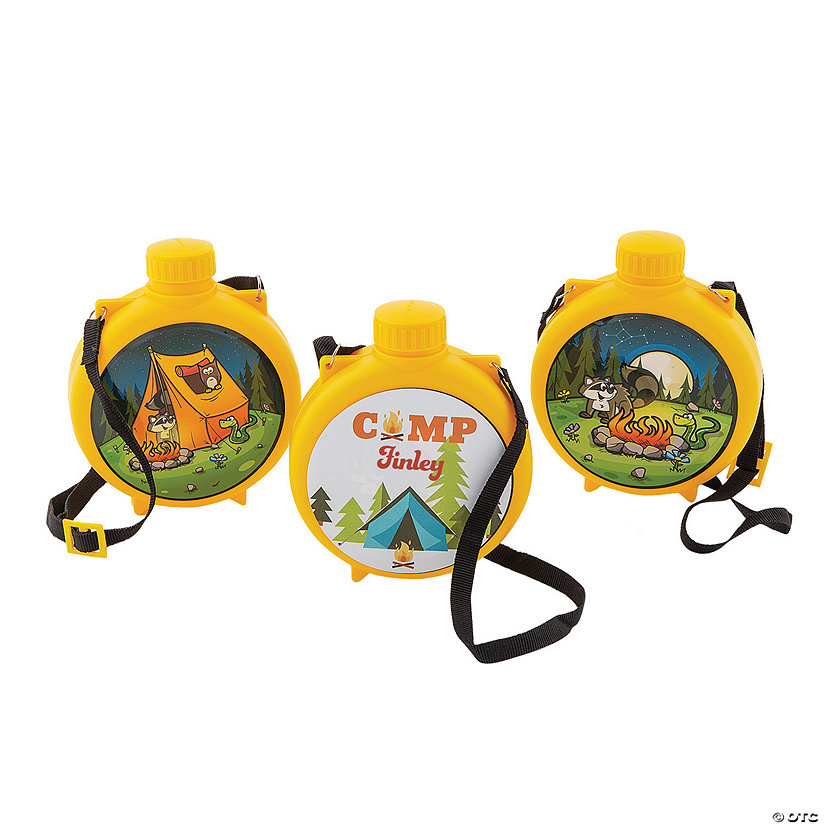 Personalized Camp Adventure Canteens 8 Pc. Oriental Trading