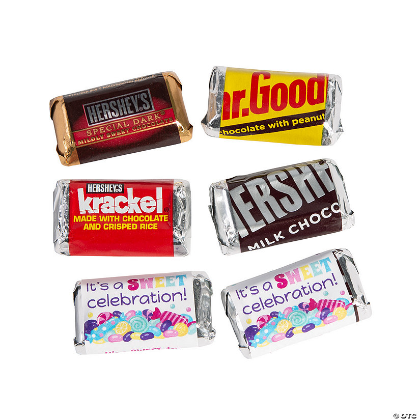 Personalized Candy World Mini Candy Bar Stickers - 30 Pc. Image Thumbnail