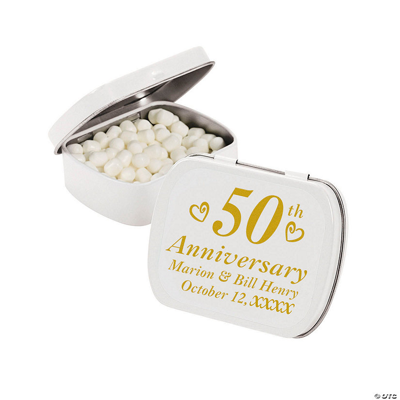 Personalized Celebration Mint Tins - 24 Pc. Image