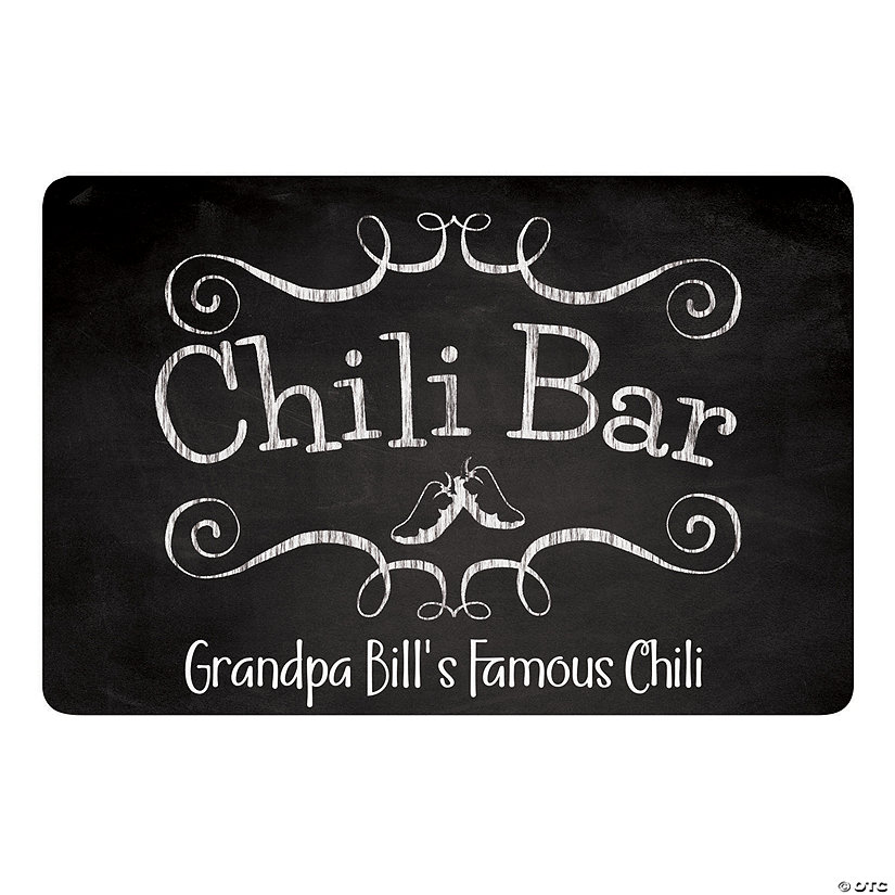 Personalized Chili Bar Sign Image