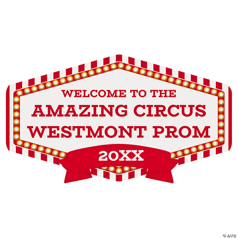 Personalized Circus Sign Image