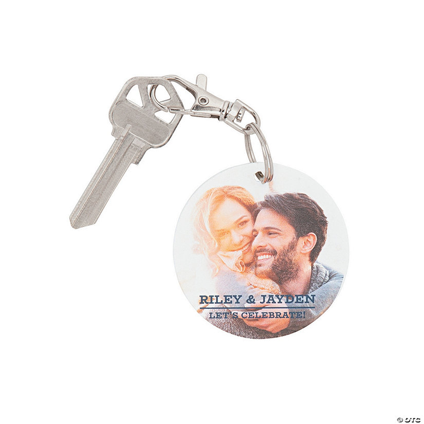 Personalized Classic Photo Keychains - 24 Pc. Image
