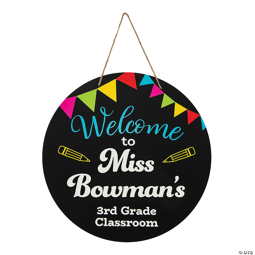 Personalized Classroom Door Sign Image