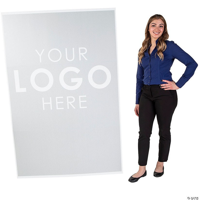 Personalized Custom Full-Color Logo Life-Size Cardboard Stand-Up Image Thumbnail