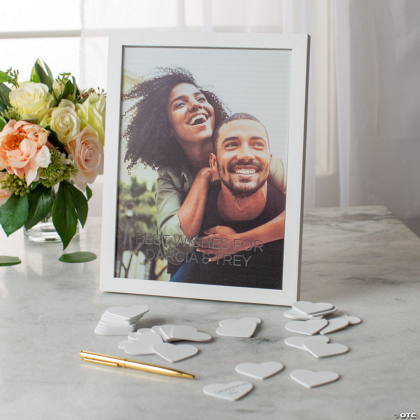 Personalized Custom Photo Guest Book Frame Image